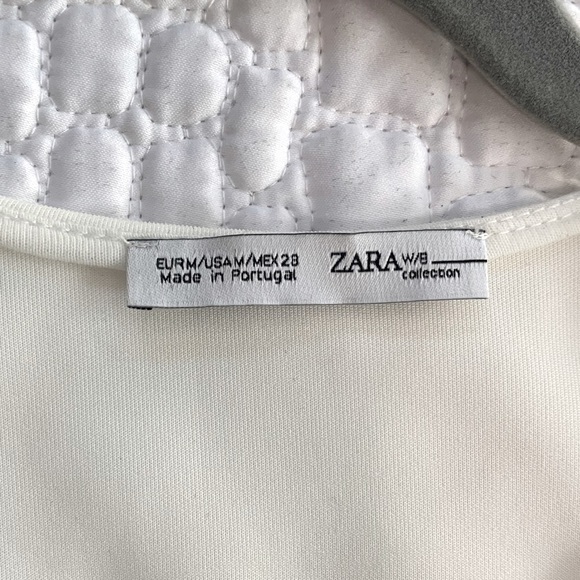 Zara deep V White Crop - Picture 4 of 4